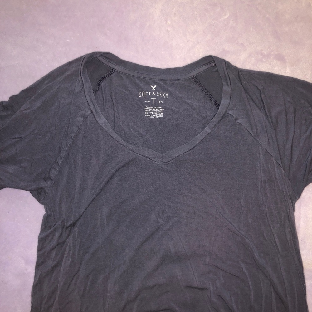 American Eagle Soft & Sexy Purple Tee